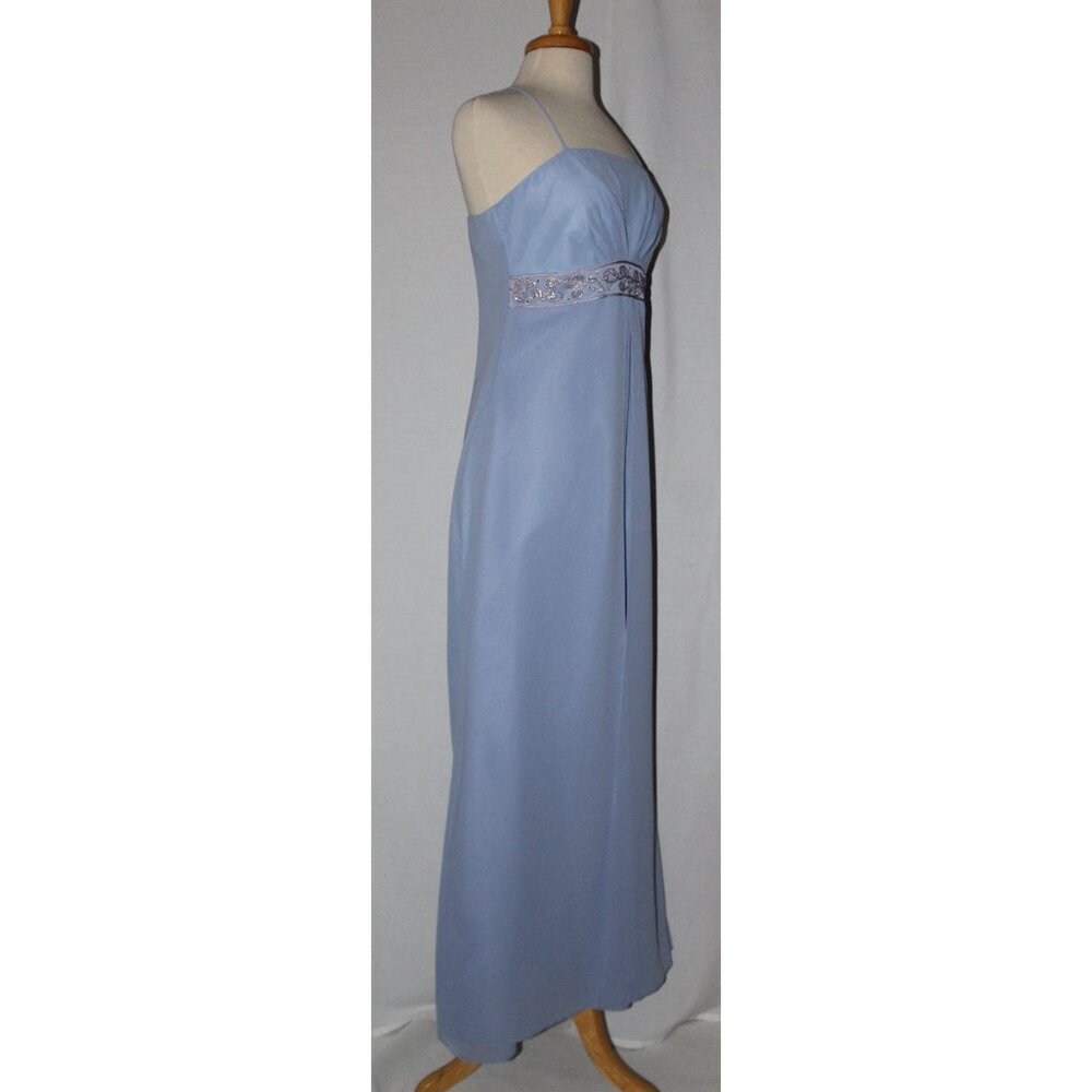 NWT Juliet #1954 Pebble Georgette Bridesmaid Dress- Sizes, S, L-PERIWINKLE BLUE - Picture 2 of 5